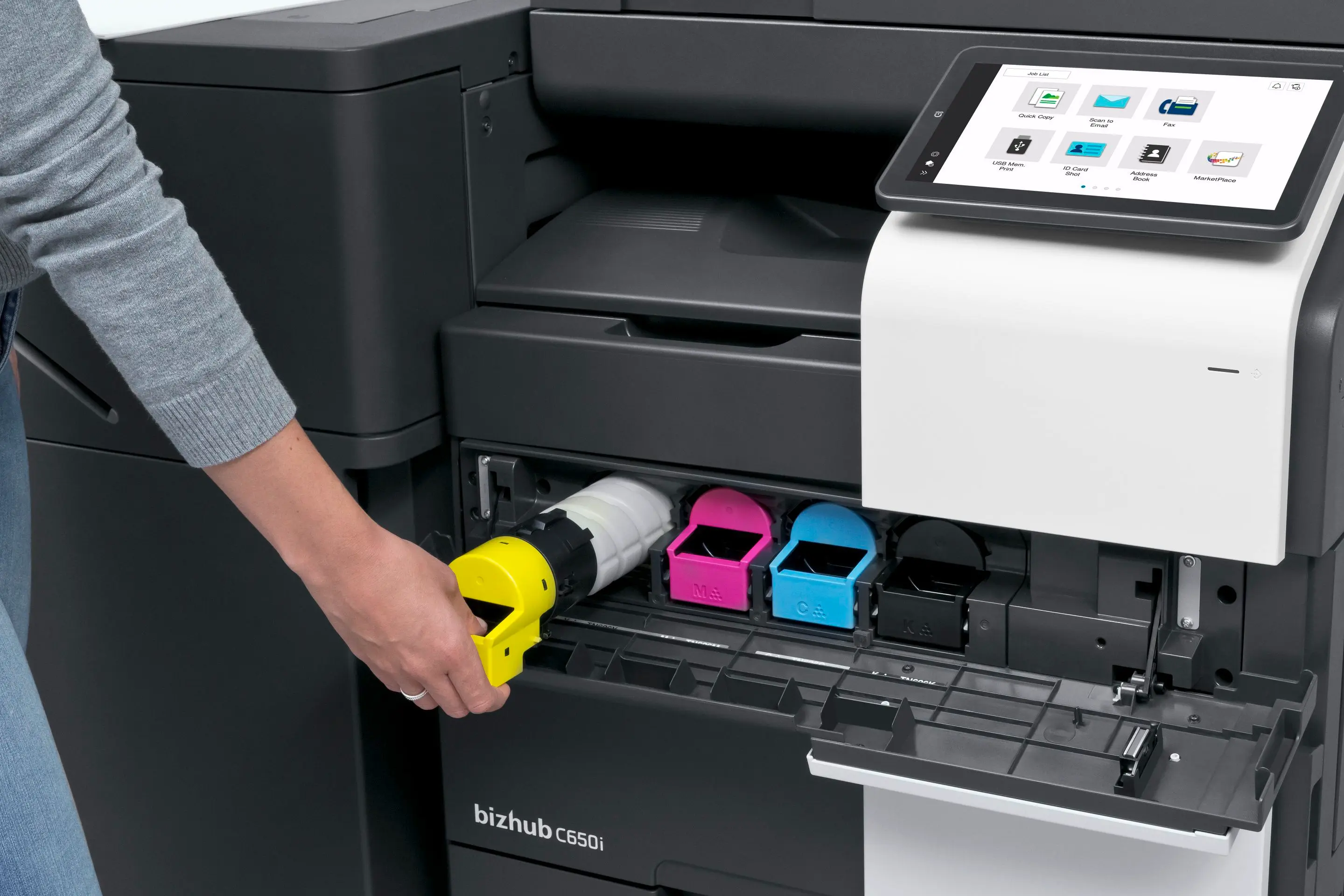 Encomenda e entrega de toner 
