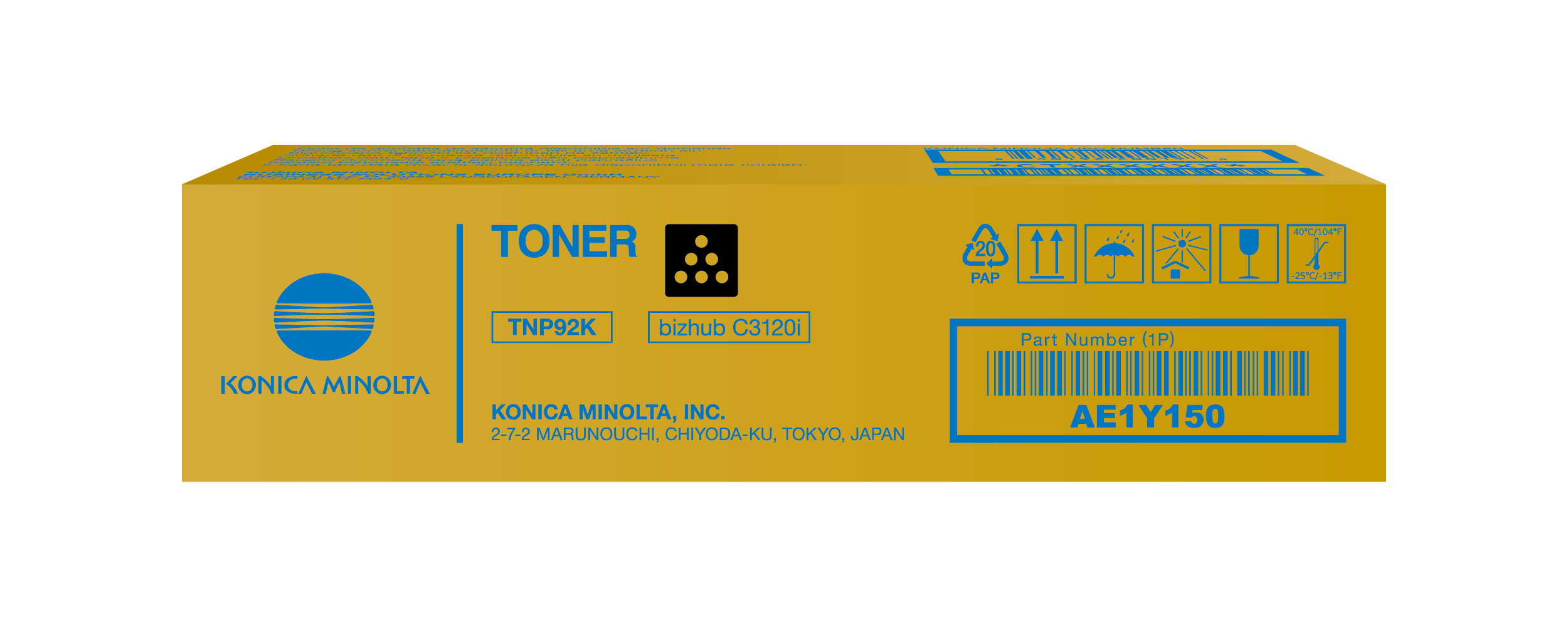 Toner preto para bizhub C3120i - TNP92K